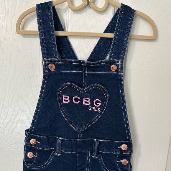 BCBGirls Navy Overalls with Heart Design - Picture 5 of 8